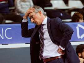 El entrenador Moncho Fernández del Monbus Obradoiro. EFE/ Fernando Galindo/Archivo