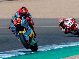 El piloto español de Moto2 Augusto Fernández (EG 0,0 Marc VDS). EFE/Román Ríos/Archivo