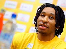 El alero estadounidense del Herbalife Gran Canaria Stan Okoye. EFE/Elvira Urquijo A./Archivo
