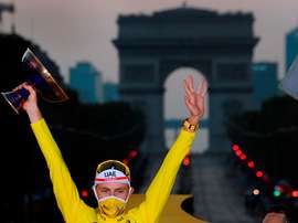 El ganador del Tour de Francia, Tadej Pogacar. EFE/EPA/STEPHANE MANTEY