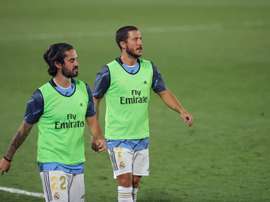Le groupe du Real Madrid face au Betis. afp