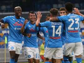 Naples ne fait qu'une bouchée du Genoa. EFE