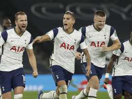 Tottenham avançou para as quartas de final da Copa da Liga Inglesa. EFE/EPA/Matt Dunham