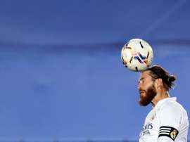Sergio Ramos treinou nessa segunda-feira. EFE/JuanJo Martín/Archivo