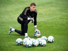 Lunin, débuts tant attendus avec le Real Madrid cette semaine ? EFE