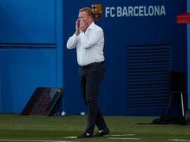 Koeman exaltou o potencial de Dembélé. EFE/Alejandro García