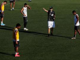El entrenador de Tauro habló sobre el torneo Clausura panameño. EFE/Bienvenido Velasco