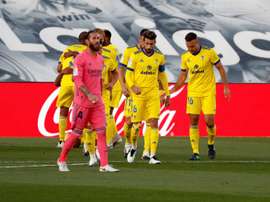 Ramos had to be subbed off for Real Madrid versus Cadiz. EFE