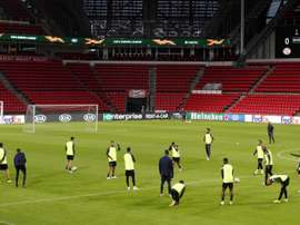 Yangel Herrera apeló a los detalles para sorprender al PSV. EFE/Jeroen Putmans