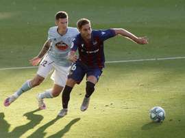 El Levante se enfrenta al Celta en Liga. EFE