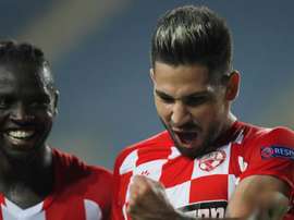 Agudelo vio puerta en el debut en la Europa League. EFE