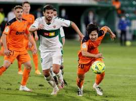 Valencia trained in groups. EFE