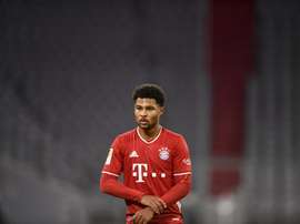Gnabry não estava com coronavírus. EFE/EPA/LUKAS BARTH-TUTTAS