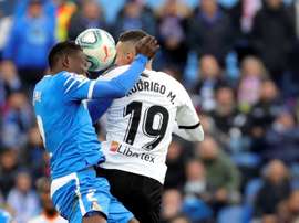 En ninguna de las últimas cuatro visitas del Getafe ha ganado el Valencia. EFE