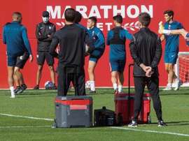 Europa como bálsamo para el Sevilla. EFE/José Manuel vidal