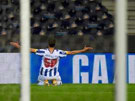 El Oporto se repone ante un Olympiacos que mereció más. EFE/Fernando Veludo