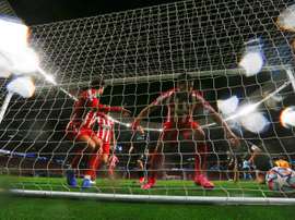 Joao Félix guía al Atlético y el Madrid se salva de la quema. EFE/Juanjo Martín