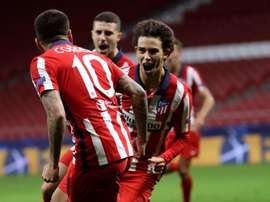 Joao Félix se corona en la Champions. EFE/Juanjo Martín