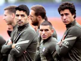 Suarez, absent du groupe de l'Atletico Madrid. EFE