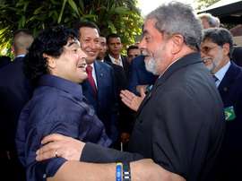 Maradona era conocido por su activismo político. EFE/Archivo