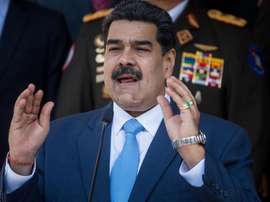La despedida de Maduro a su hermano Maradona. EFE