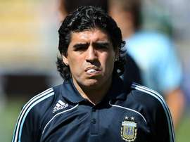 El día que Maradona ayudó a Bolivia para jugar en altura. EFE/Archivo