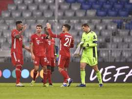 El Bayern ganó por inercia al Salzburgo. EFE