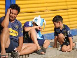 La AFA decreta siete días de luto por la muerte de Maradona. EFE/Enrique García Medina