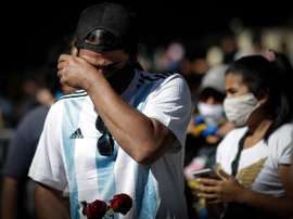 Maradona died on Wednesday night. EFE