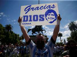 Habrá un minuto de silencio por Maradona en Ecuador. EFE
