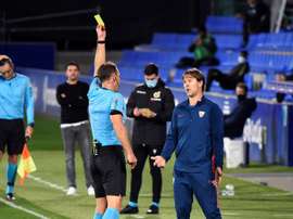 Lopetegui, contento con la victoria. EFE/Javier Blasco