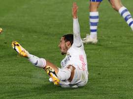 Hazard volta a se lesionar. EFE/Chema Moya