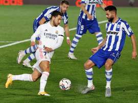 Hazard has to have another scan on Monday. EFE/Chema Moya
