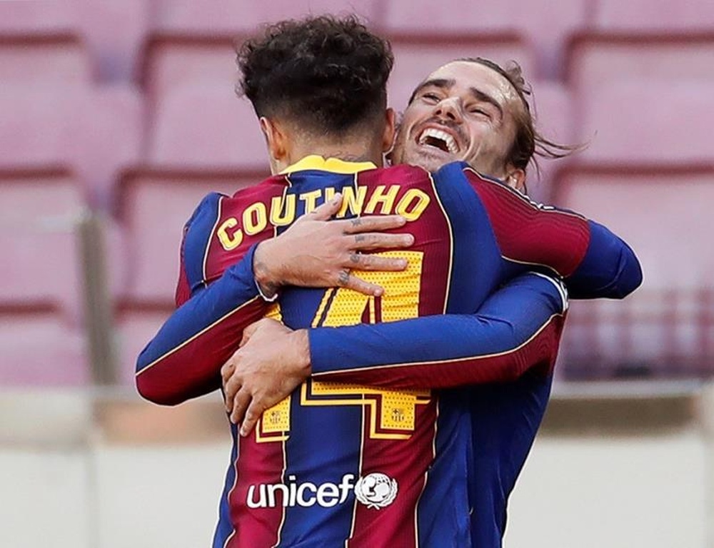Barca have decided that Griezmann and Coutinho will stay. EFE