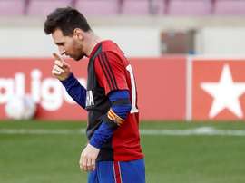 Le Barça va payer une amende pour l'hommage de Messi. EFE