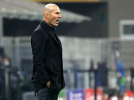 Zidane, optimista pese a la última derrota del Madrid. EFE/EPA/MATTEO BAZZI