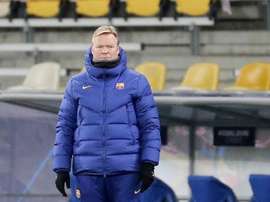 Koeman, sin palabras. EFE