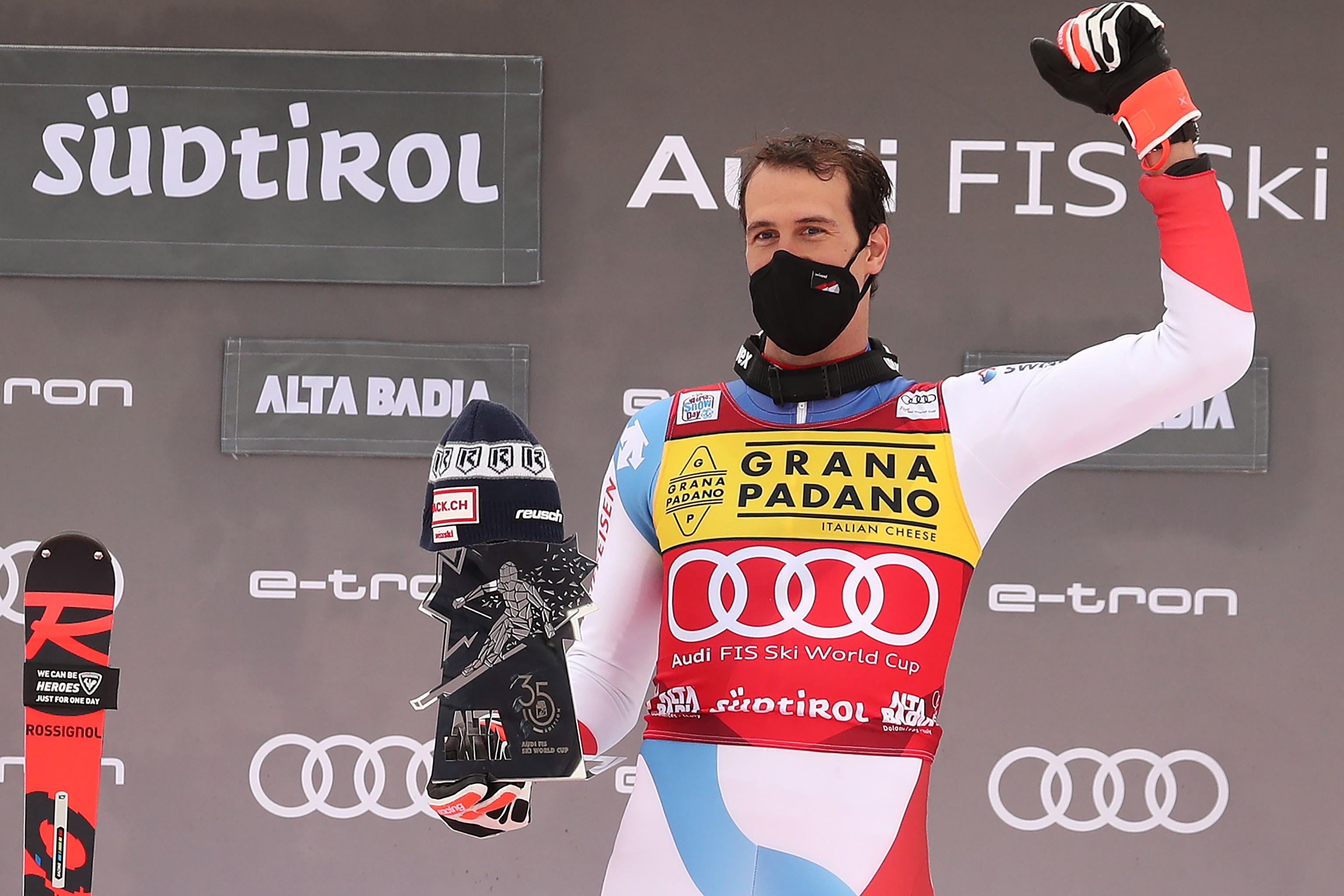 Zenhausern se estrena en lo alto del podio en el eslalon de Alta Badia -  BeCrowd