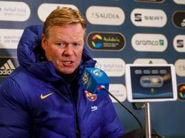 Ronald Koeman était en conférence de presse. EFE