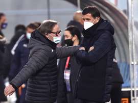 Javi Gracia dijo no ser escéptico con las promesas del club. EFE