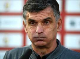 Mendilibar habló en la previa de su partido contra el Atlético. EFE