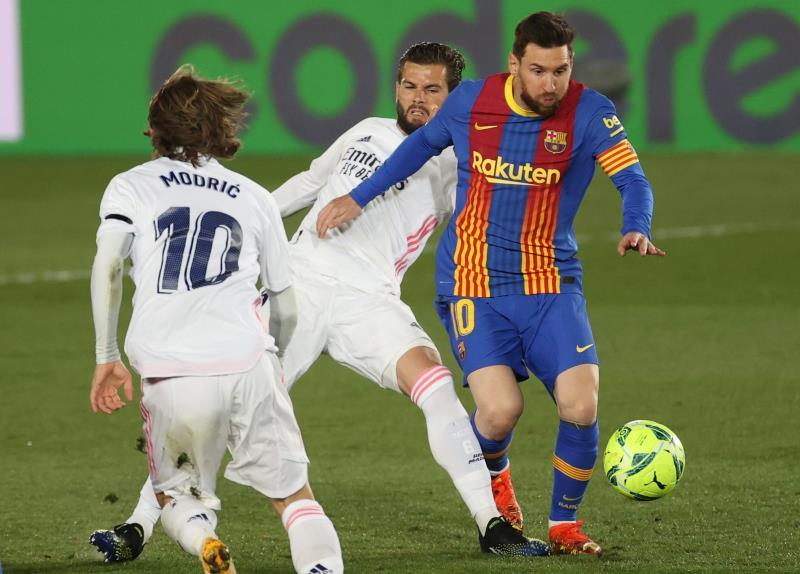 Messi, en el 'Clásico'