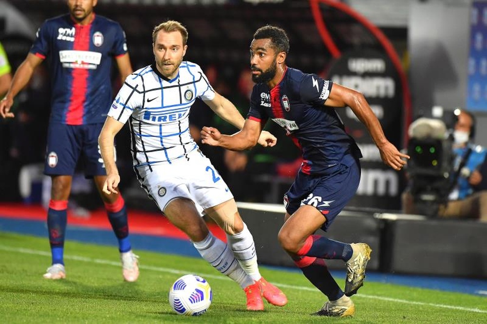 Eriksen marcó el primer gol. EFE