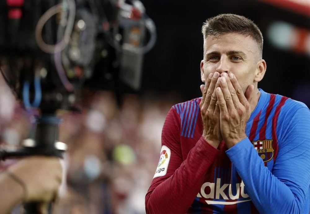 Piqué defendió a Umtiti. EFE