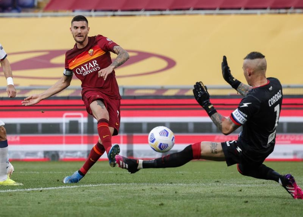Lorenzo Pellegrini fue titular en todos los encuentros que ha jugado esta temporada con la Roma. EFE
