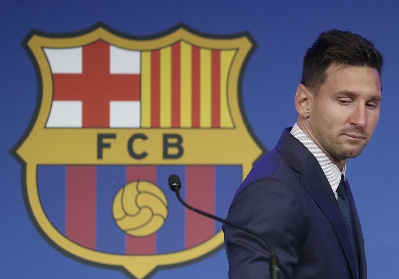 Messi, en su adiós al Barcelona