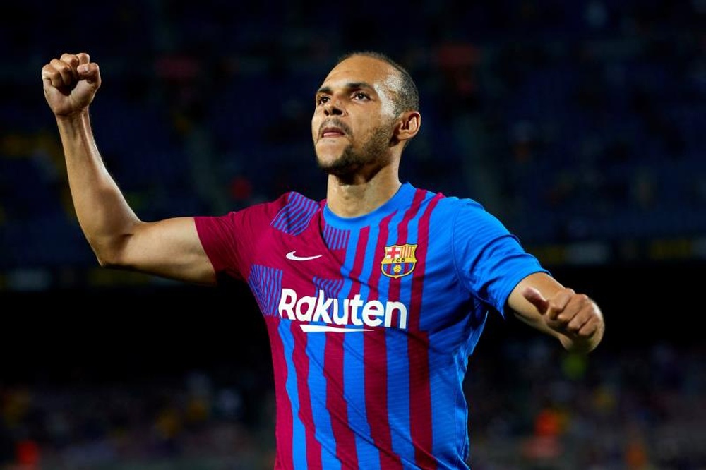 Braithwaite passará por cirurgia e desfalcará o Barça entre 3 e 4 meses. AFP