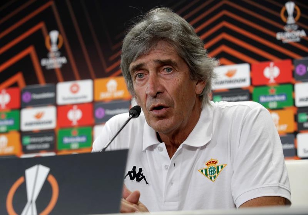 Pellegrini se acordó del Málaga antes de su estreno en la Europa League. EFE