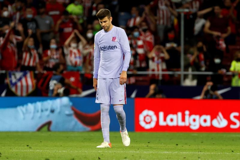 Piqué, abatido