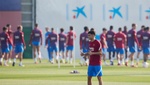 Pedri mandó ánimos antes del Bayern: